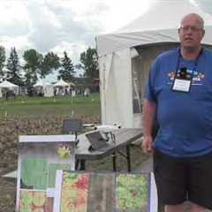 Canola School: Scouting guided by live view drone technology