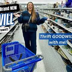 HOW DID I MISS THIS!?! They opened a brand new GOODWILL thrift store! Let's Go Thrift It Together!