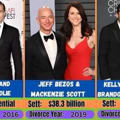 Hollywood Most Expensive (and Explosive) Celebrity Divorces