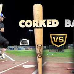 CORKED BAT vs. BAUM BAT | Wood Baseball Bat Review