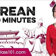 Learn Korean in 20 Minutes - ALL the Basics You Need