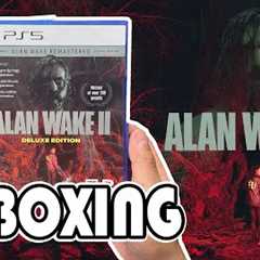 Alan Wake II Deluxe Edition (PS5/XSX) Unboxing