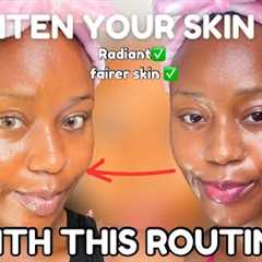 How to do skincare to get BRIGHTER radiant skin🌸Transform skin fast