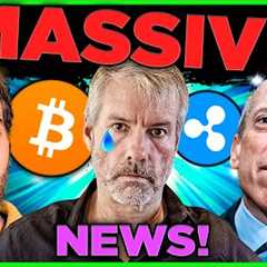 MASSIVE CRYPTO NEWS - Michael Saylor Makes BIG Mistake! Gary Gensler is DONE!