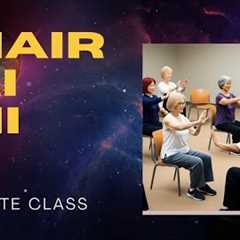 44 Min. Seated Chair Tai Chi - Ease Pain & Aches thru simple  movement patterns w/GailPB