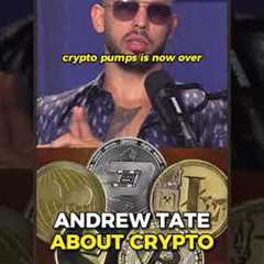 ANDREW TATE SAYS THIS ABOUT CRYPTO FUTURE  #shorts