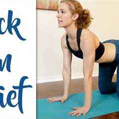 Fast Lower Back Pain & Sciatica Pain Relief – Beginners Yoga Stretches and Poses