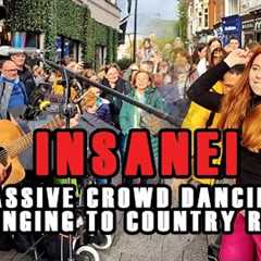 MASSIVE CROWD Singing and Dancing to COUNTRY ROADS!​