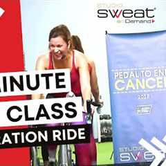 60-Minute Spin® Class! Free Inspirational Indoor Cycling Workout (Pedal to End Cancer Ride)