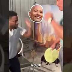 The Rock and Kevin Hart tortilla slap challenge