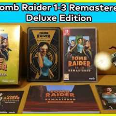 Tomb Raider 1, 2, 3 Remastered Deluxe Edition Unboxing - Nintendo Switch