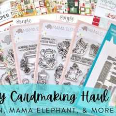 Birthday Card Making Haul | Lawn Fawn, Mama Elephant & ACOT | Stamps, Dies, & Patterned..