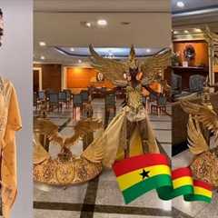 miss grand ghana national costume trending video on social media right now