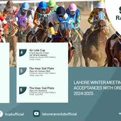 LRC Live  - 9th Day Lahore Winter Meeting 2024-2025 | October  27th, 2024 #horse #race #horseracing