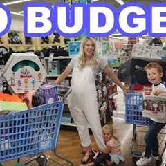 NO BUDGET BABY SHOPPING SPREE!