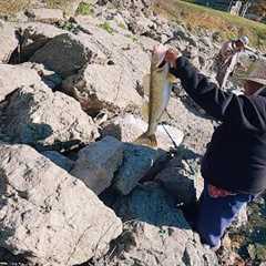 Granny Out Fished Me by a Mile! (Spillway Fishing)