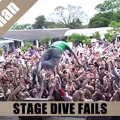 Top 10 Stage Dive Fails