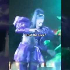 beyonce fan did nasty to ariana grande in Coachella #shorts #arianagrande