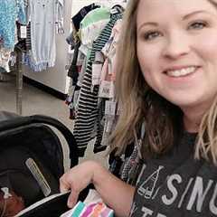 SHOPPING WITH MY NEWBORN BABY