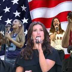 Idina Menzel, Aaron Tveit, and Your Favorite Broadway Stars Sing The Star-Spangled Banner