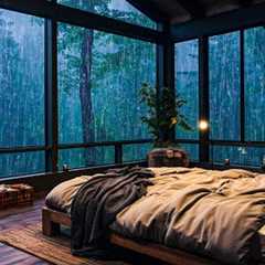 Sounds Rain and Thunder on Window | Beat Insomnia, Relax, Study, Reduce Stress, Natural White Noise