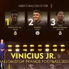 BALLON D'OR 2024 - VINICIUS JR WIN BALLON D'OR 2024