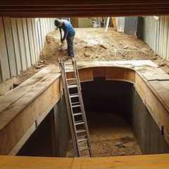 Men Build Secret 2-Room BUNKER Under a House | Start to Finish by @DashingAxe