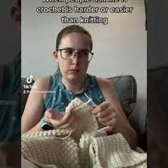 Difference between crochet and knitting