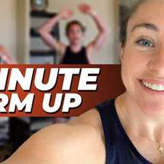 7 Minute Indoor Running Warm Up with Coach Holly