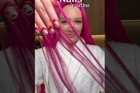 That’s iconic🤌🤤 #nails #routinevlog #beauty #crazy #manicure #nailart #hairstyle #hair #girl
