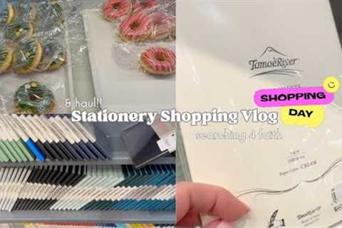 Stationery Shopping Vlog &amp; Haul