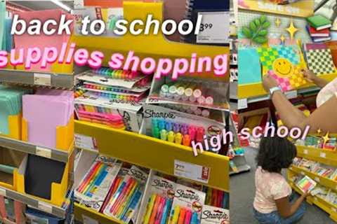 back to school supplies shopping !!