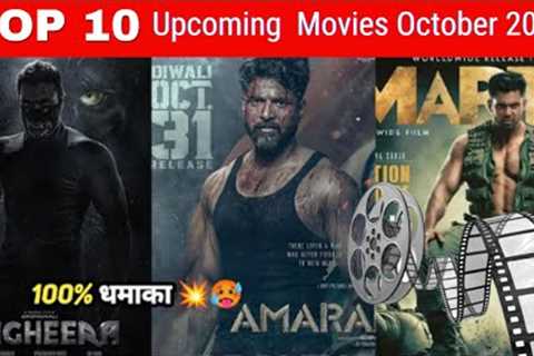 Top 10 Upcoming Movies In October 2024 (Hindi) ||Upcoming Big Bollywood &amp; South Indian Films..