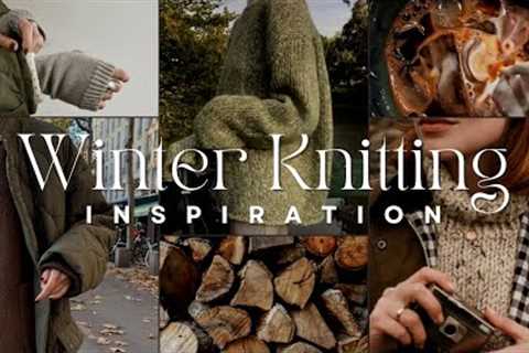 My Winter Knitting Inspiration 2023 - Color, Yarn, and Knitting Pattern Inspo