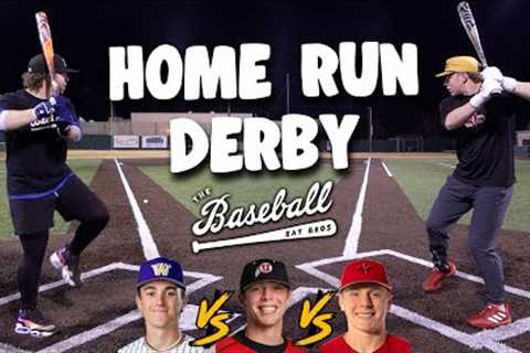 Baseball Bat Bros HOME RUN DERBY | Will vs. JT vs. Cam