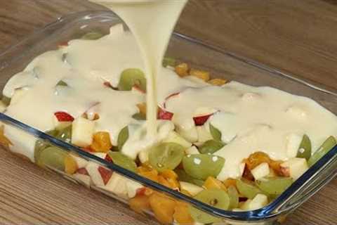 When I make this fruit dessert, everyone asks me for the recipe.