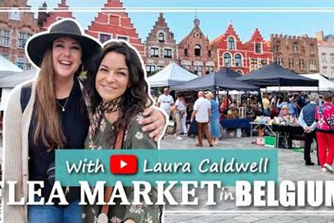 Shopping with Laura Caldwell | AMAZING FLEA MARKET in Bruges - BELGIUM |  | Zandfeesten