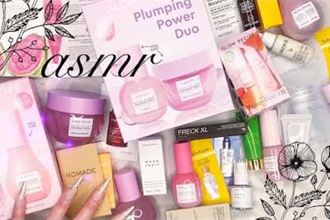 Opening THREE Sephora packages! [ASMR UNBOXING] *new skincare + satisfying tingles*