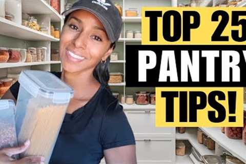 25 Prepper Pantry Tips for Beginners | Food Storage Tips