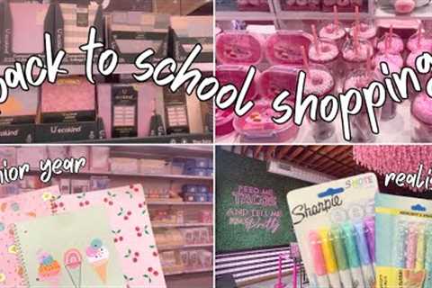 *REALISTIC* BACK TO SCHOOL SHOPPING VLOG | SENIOR YEAR