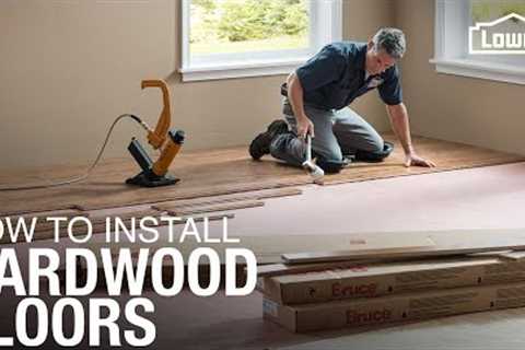Learn How to Install Hardwood Floors | DIY Projects
