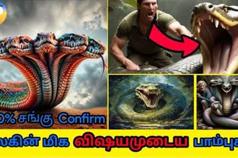 Deadliest snake's in the world #facts #shorts #snake #tamil