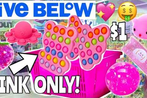 PINK ONLY FIDGET SHOPPING CHALLENGE! *MUST SEE* NO BUDGET 🛍🌸🎀