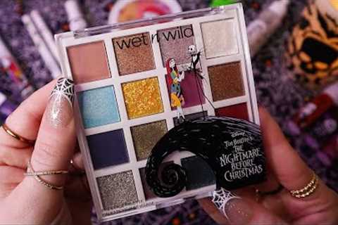 ASMR The Nightmare Before Christmas x Wet n Wild Collection Unboxing 💀💜