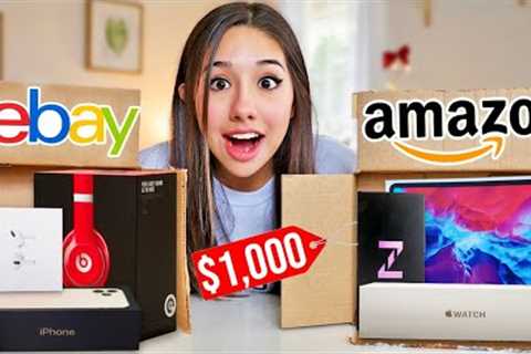 UNBOXING EXPENSIVE AMAZON MYSTERY BOX!!!
