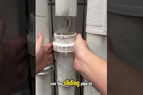Oh, this water pipe is too thin.  #plumbingtech #plumbing #plumber