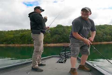 Norris lake Bass fishing. October  1st