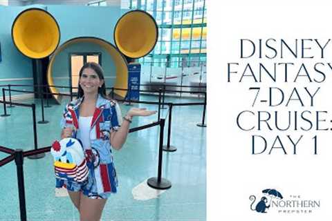 Our Week Long Disney Fantasy Cruise: Embarkation Day, Winning Trivia, and Verandah Room Tour