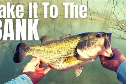 20 Yrs Of BANK FISHING For BASS Simplified In 3 EASY TIPS (Catching A Giant Fishing A New Pond)