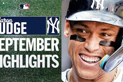 ALL RISE for your MLB HOME RUN LEADER! Aaron Judge hit 58 HR in 2024 (September 2024 MLB highlights)